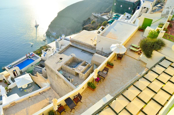 Santorini island architecture — Stock Photo, Image