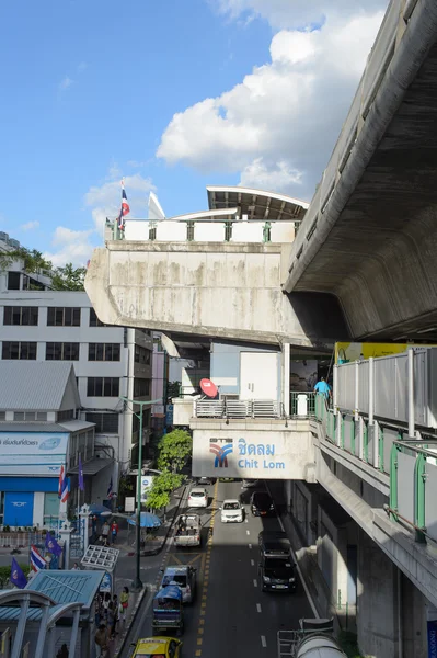 Strade del centro di Bangkok — Foto Stock