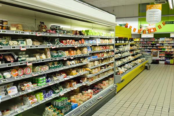 Interior del supermercado Simply Market — Foto de Stock