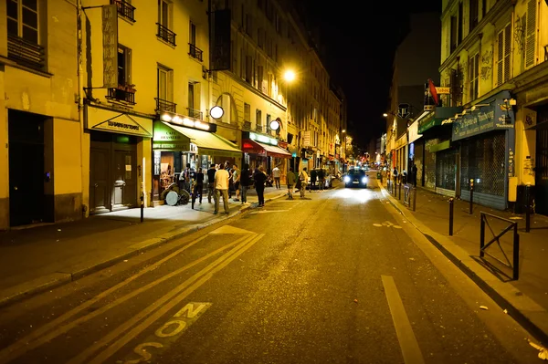 Paříž v noci, Francie — Stock fotografie