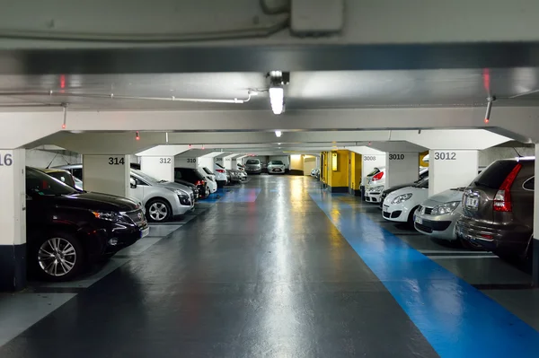 Underground parking in Nice — Stock Photo, Image