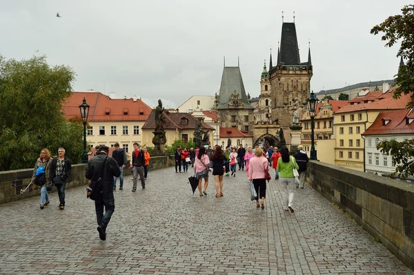 Sokaklar Prag, Çek Cumhuriyeti — Stok fotoğraf