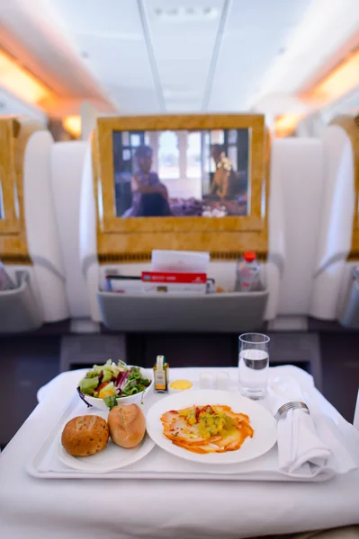 Boeing 777 business class interior. — Φωτογραφία Αρχείου