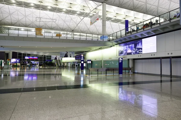 Hong Kong Interno dell'aeroporto internazionale — Foto Stock