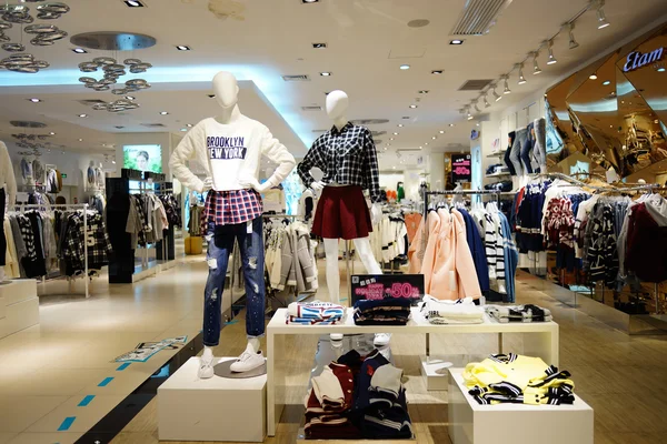 Shopping butiken inredning — Stockfoto