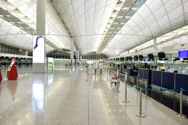 Hong kong internationale luchthaven interieur — Stockfoto