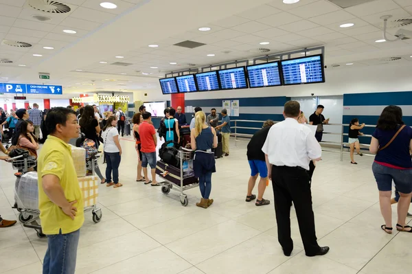 Prága repülőtér belső — Stock Fotó