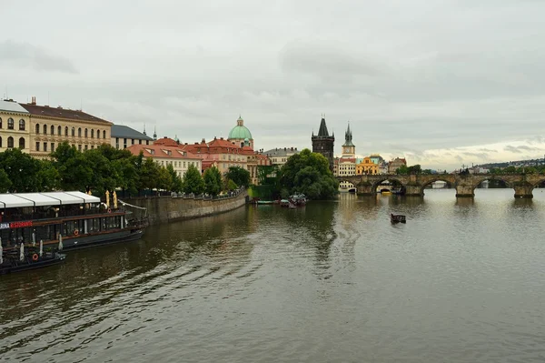 View on Vltava river,Czech Republic — 스톡 사진