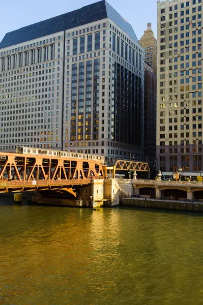 Chicago downtown overdag — Stockfoto