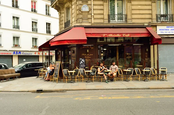 Paris sokakları, Fransa — Stok fotoğraf