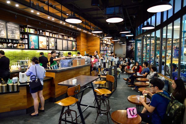 Starbucks Cafe interno — Foto Stock