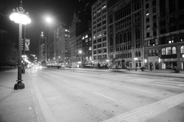 Chicago centro de noche —  Fotos de Stock