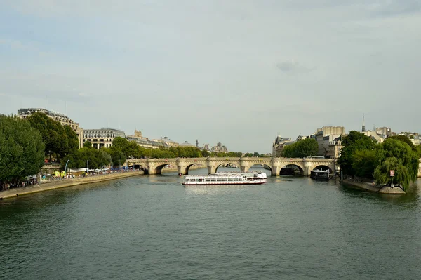 Senna fiume. Parigi. — Foto Stock