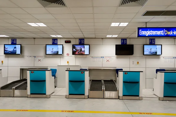 Nice International Airport interior — Zdjęcie stockowe