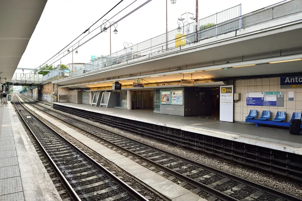 Ferrocarriles metropolitanos de París — Foto de Stock