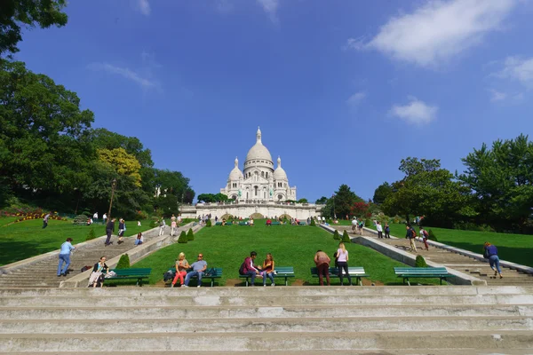 Vista de Sacre-Cceur, París —  Fotos de Stock