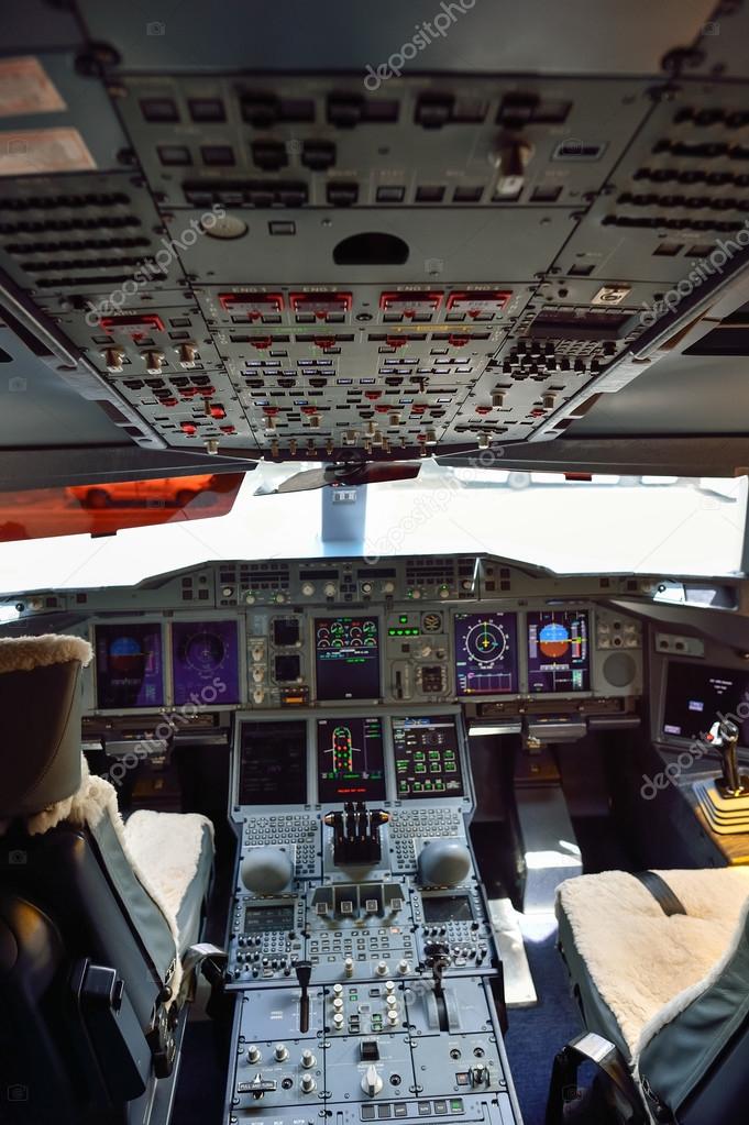Aircraft Pilot Cabin Interior Stock Editorial Photo C Teamtime