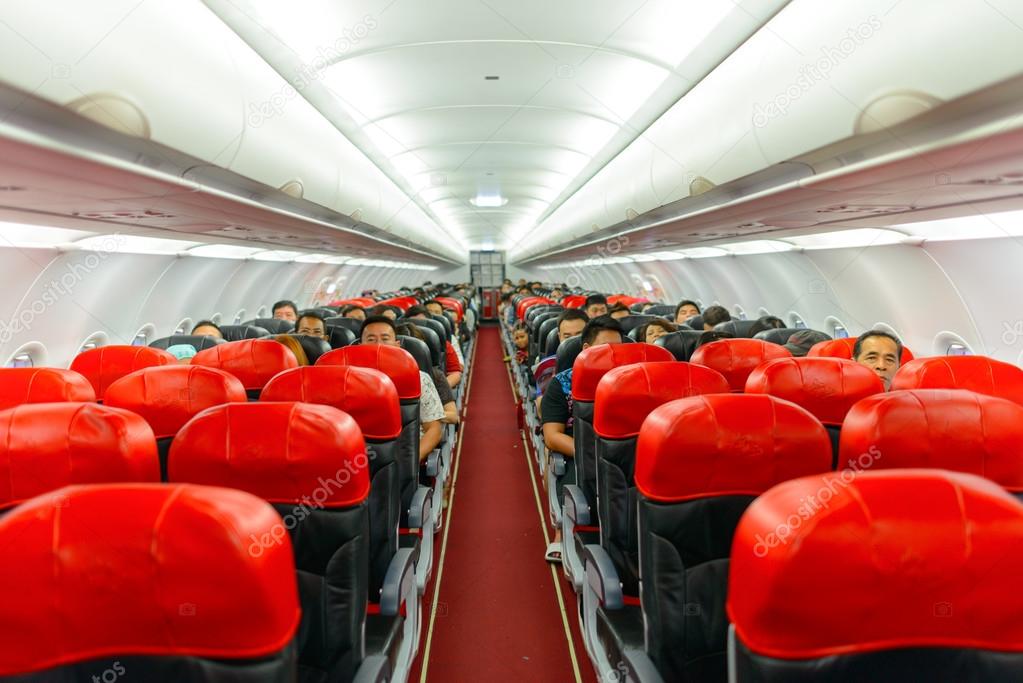 Airasia Airbus A320 200 Interior Stock Editorial Photo