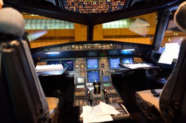 Airbus A320 cockpit interior