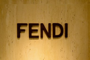 Fendi inscription in  Landmark shopping mall