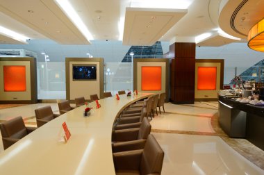 Emirlikleri iş sınıfının lounge iç