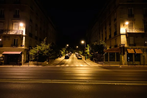 Paris streets at night. — Stock Photo, Image