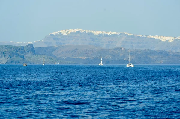 Kijk op Santorini eiland — Stockfoto