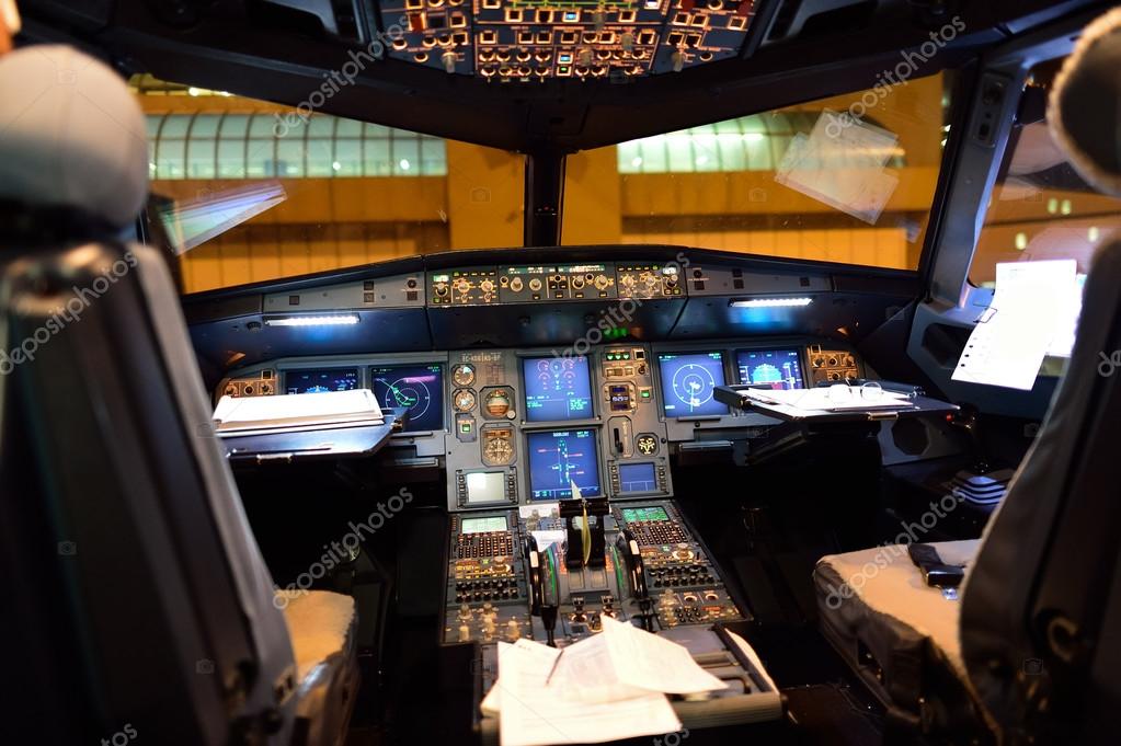 Airbus A3 Cockpit Interior Stock Editorial Photo C Teamtime