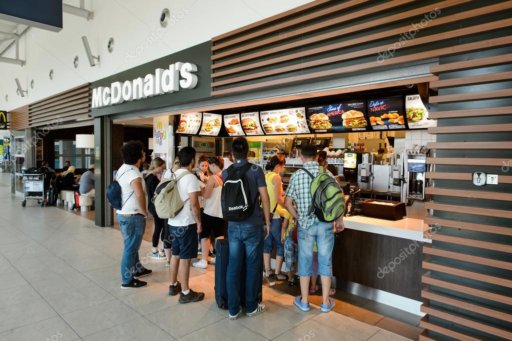 McDonald's restaurant in Prague Stock Editorial Photo © teamtime