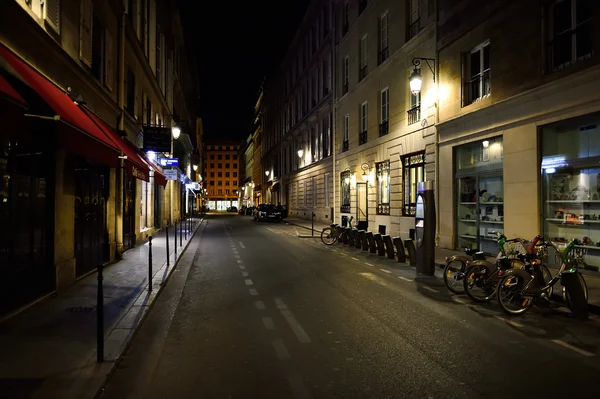 Paris Streets At Night Centre House Stock Photo Paris Streets At Night Centre House Stock Photo