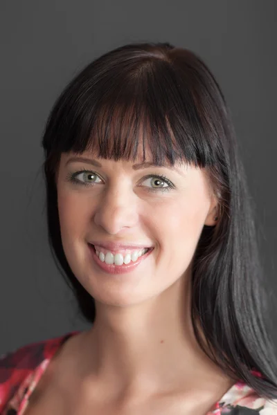 Smiling girl close up — Stock Photo, Image