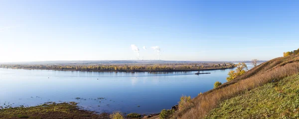 Řeku Kama, panorama — Stock fotografie