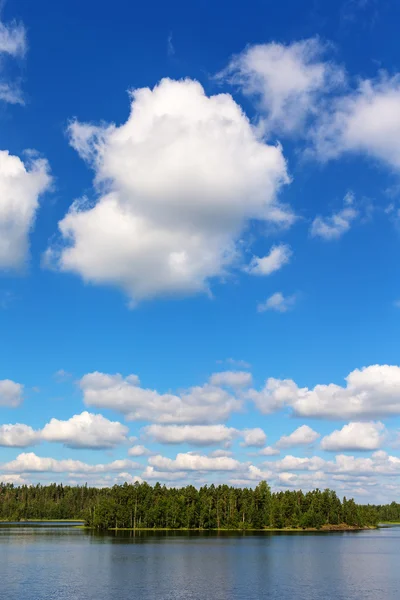 Blue summer sky — Stock Photo, Image