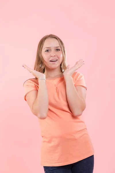 Retrato de una chica alegre — Foto de Stock