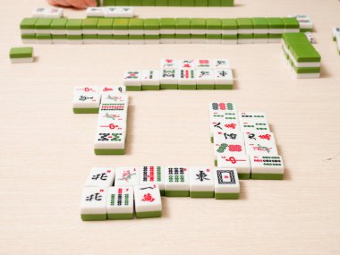 Mahjong, masada rastgele bir pozisyon var.