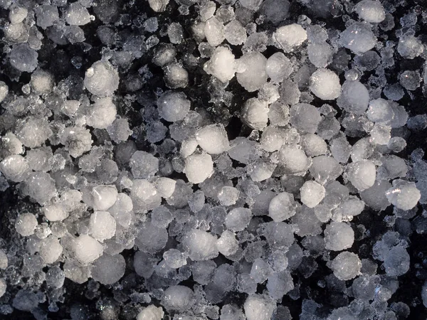 雪と氷の粒界における抽象的な背景 — ストック写真