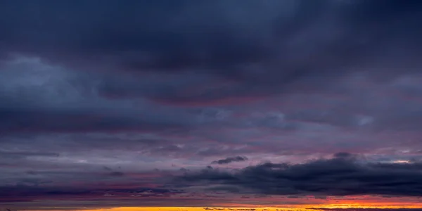 Abstrakter Nachthimmel Nach Sonnenuntergang Sommer — Stockfoto