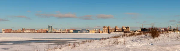Costa Del Golfo Finlandia Invierno Sankt Peterurg — Foto de Stock
