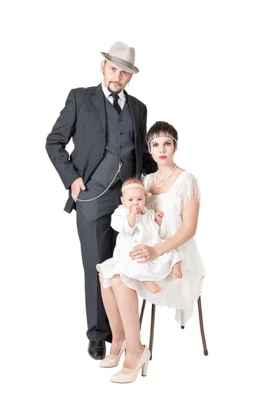 Porträt einer Familie — Stockfoto