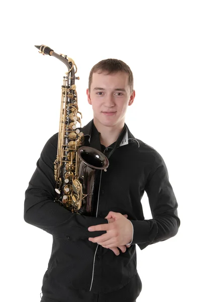 Portret van een muzikant — Stockfoto