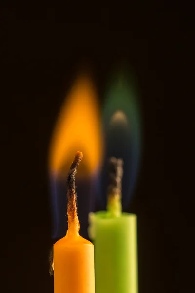 Colored flame — Stock Photo, Image