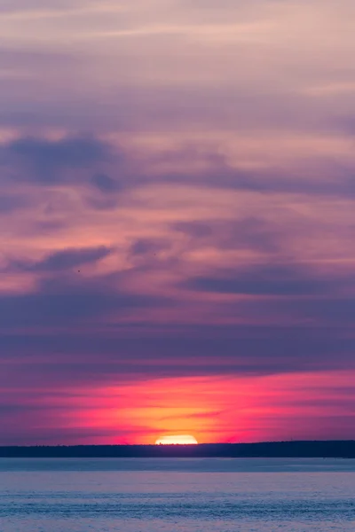 Δραματική ηλιοβασίλεμα — Φωτογραφία Αρχείου