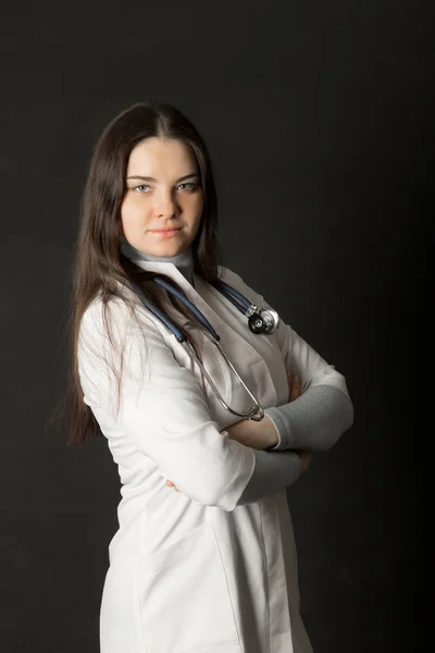 Doctor with stethoscope — Stock Photo, Image