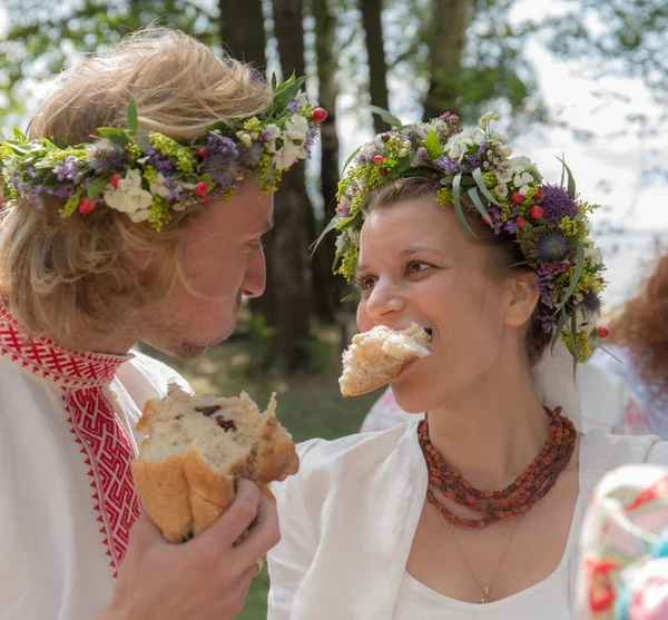 Traditionella bröllop anpassade — Stockfoto