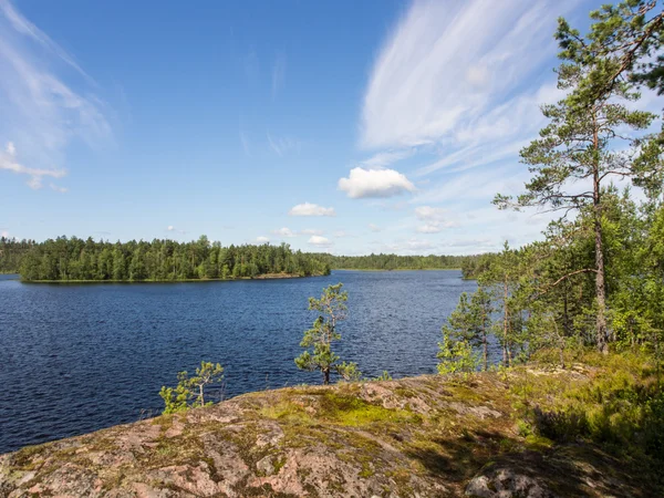 Küstenwaldsee — Stockfoto