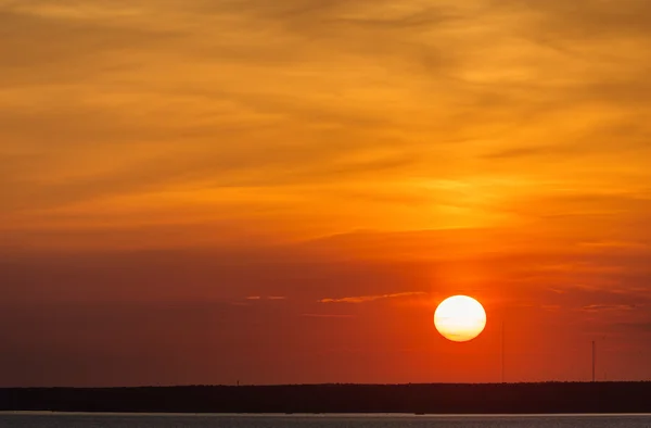 Bright sunset — Stock Photo, Image