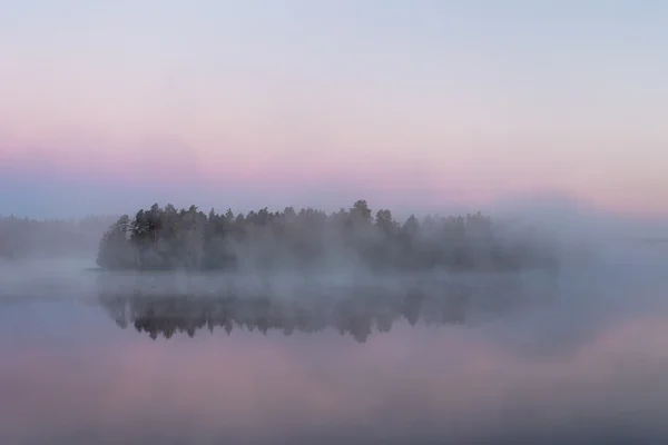 Die Insel am Morgen — Stockfoto