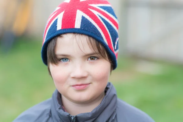 Junge mit Augen in verschiedenen Farben — Stockfoto