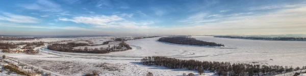 Zimowe Kama i Toima rzeki — Zdjęcie stockowe