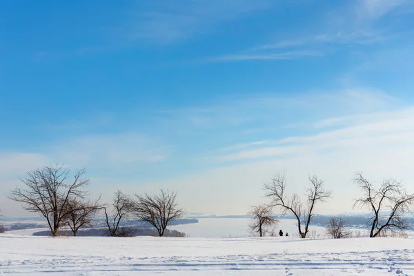 Rivière Kama en hiver — Photo